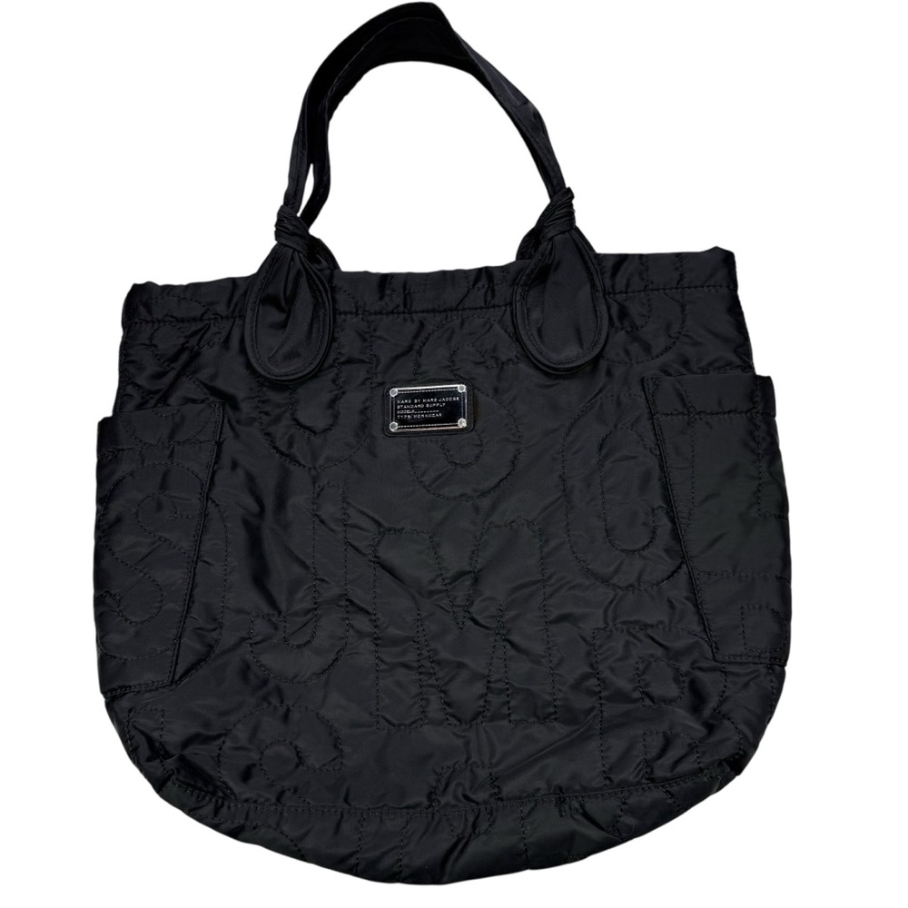 🥳Marc by Marc Jacobs Black Quilted (Large) Tote...
